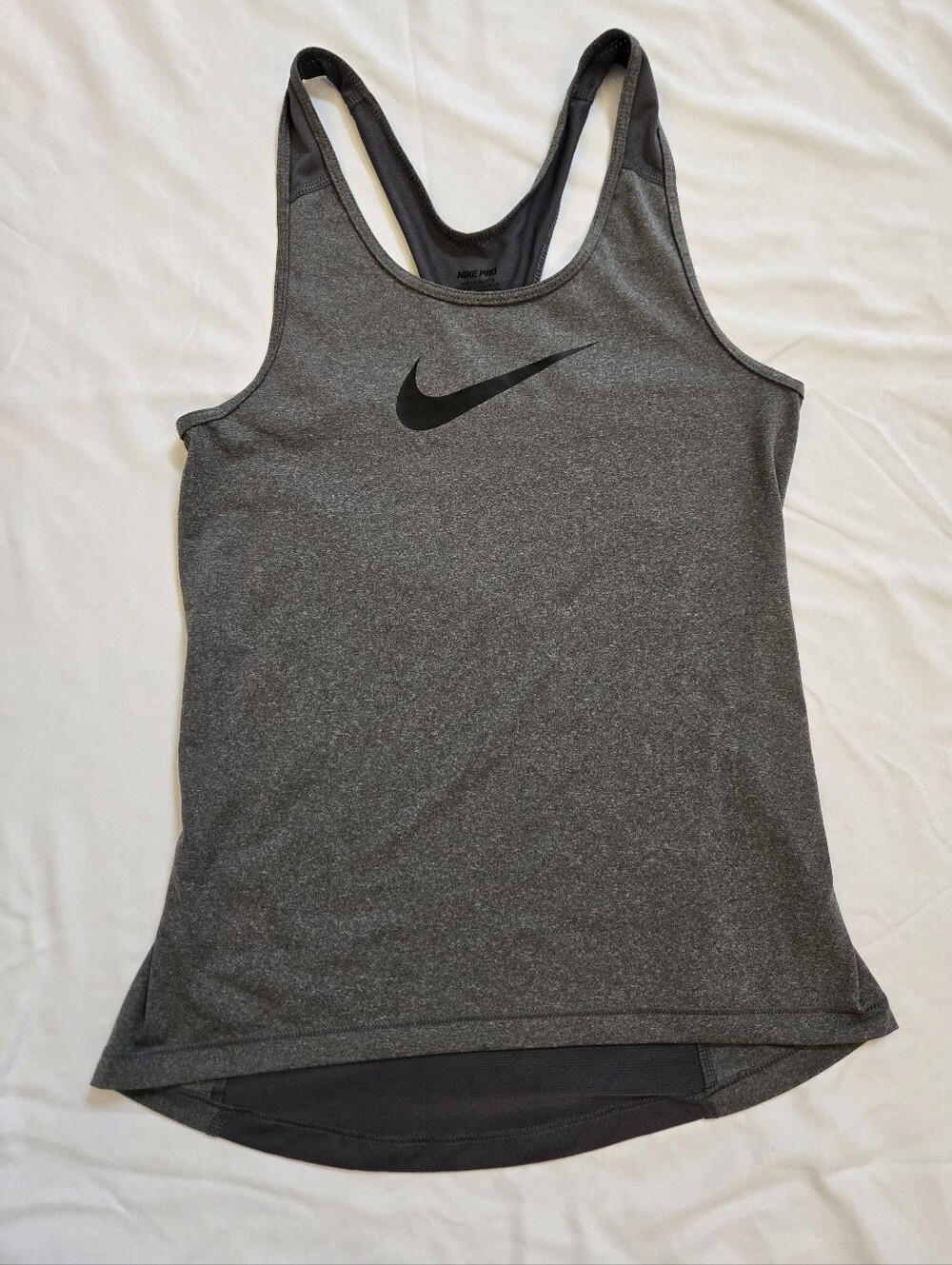 Nike Women’s Gray Dri-FIT Racerback Tank Top